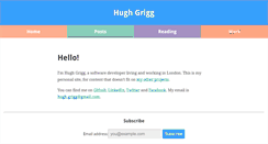 Desktop Screenshot of hughgrigg.com