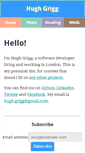 Mobile Screenshot of hughgrigg.com